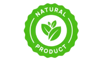 100% natural badge